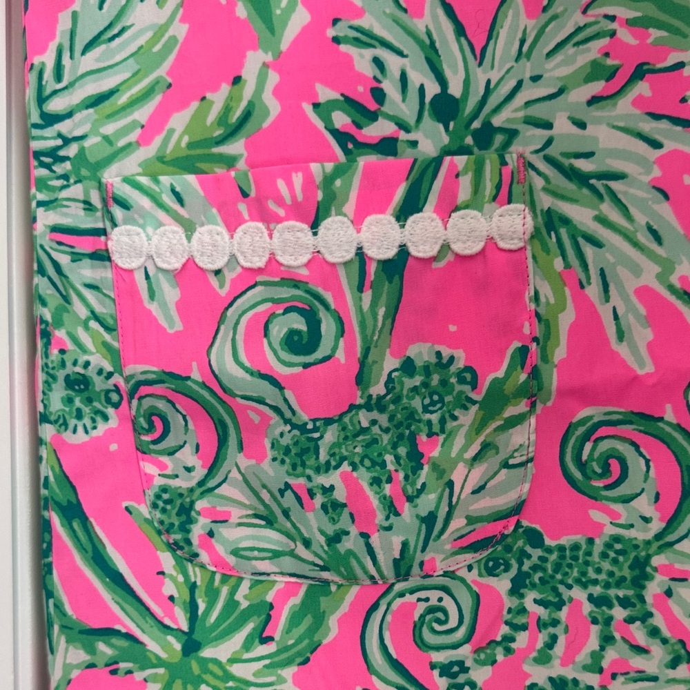 Lilly Pulitzer Pink and Green Dress - Picture 3 of 6